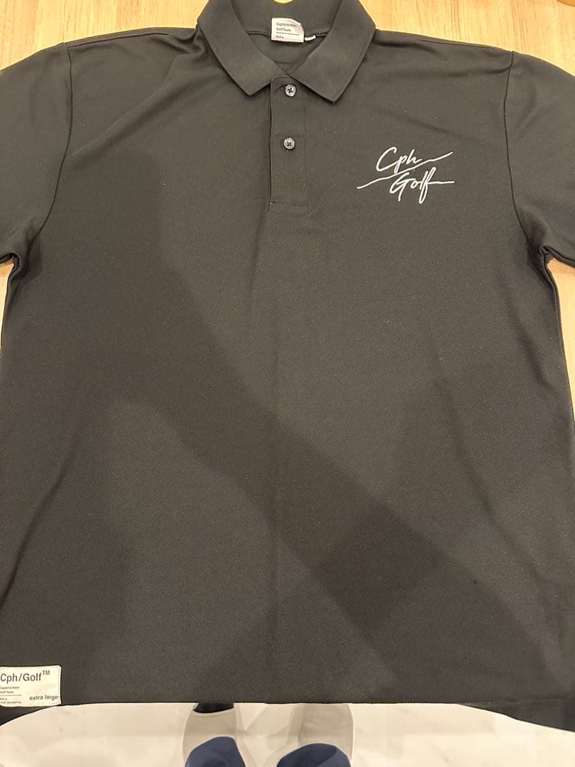 キャプテンズヘルムゴルフ ポロシャツ 黒