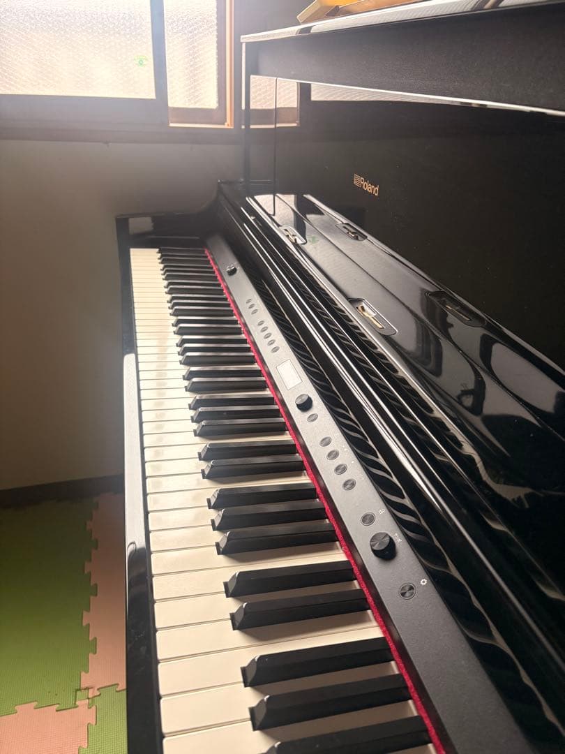 【希少】高グレード電子ピアノ　Roland LX-706-PES　黒艶鏡面仕上げ