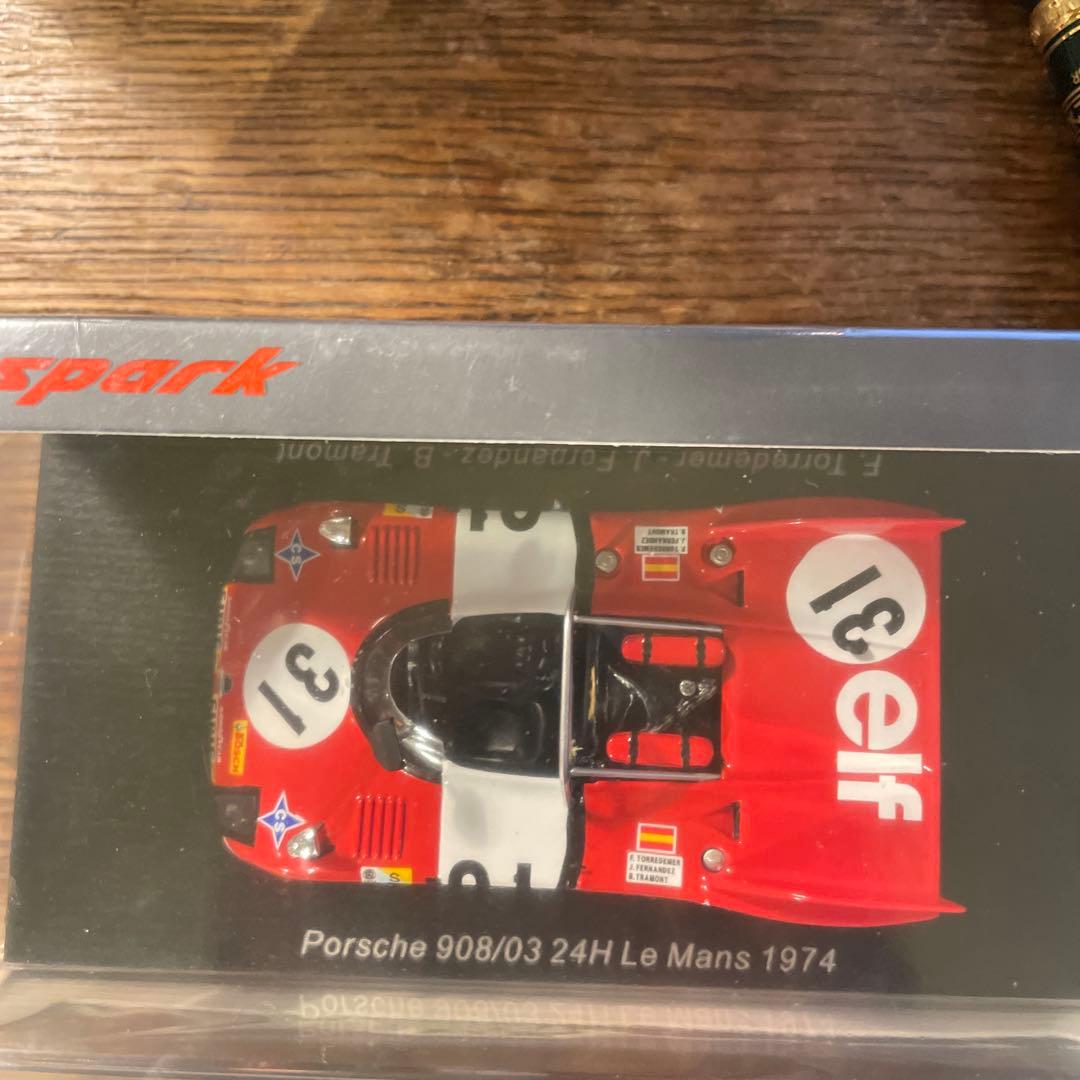 絶版　1/43 スパーク　ポルシェ　908/03 ルマン24時間　1974