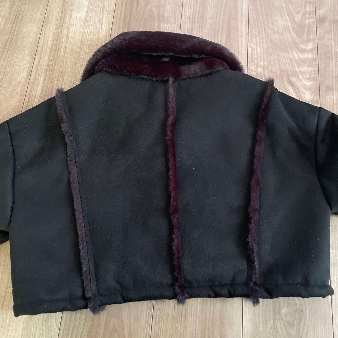 【カリナ着用 ✨】 TRUE ムートンコートBLACK 定価32000即日発送