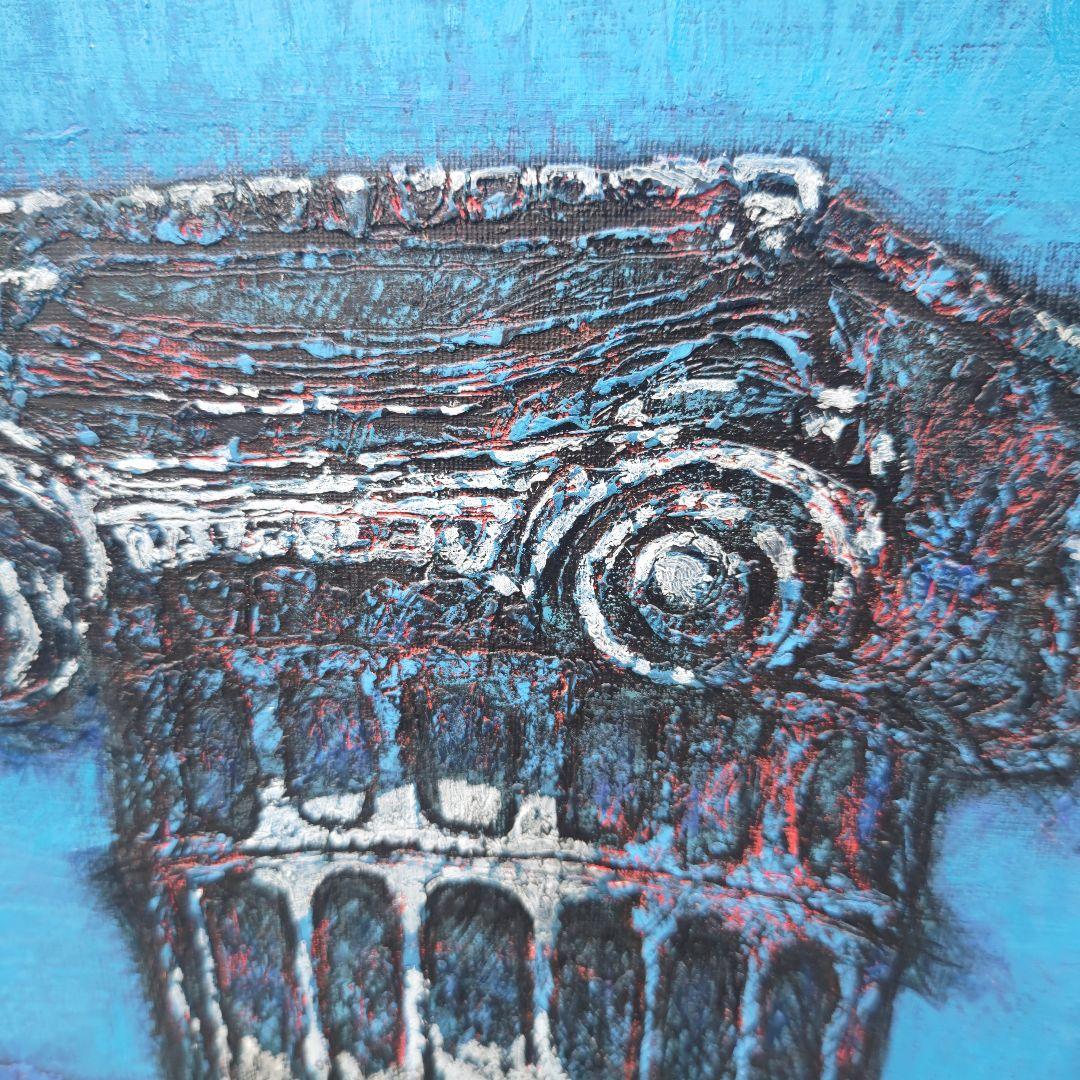 現代美術、木村二朗「デルフィ　ギリシャ」８号油彩