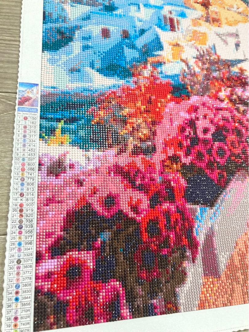 ギリシャの風景画ABダイヤモンドアート【完成品】70*50cm