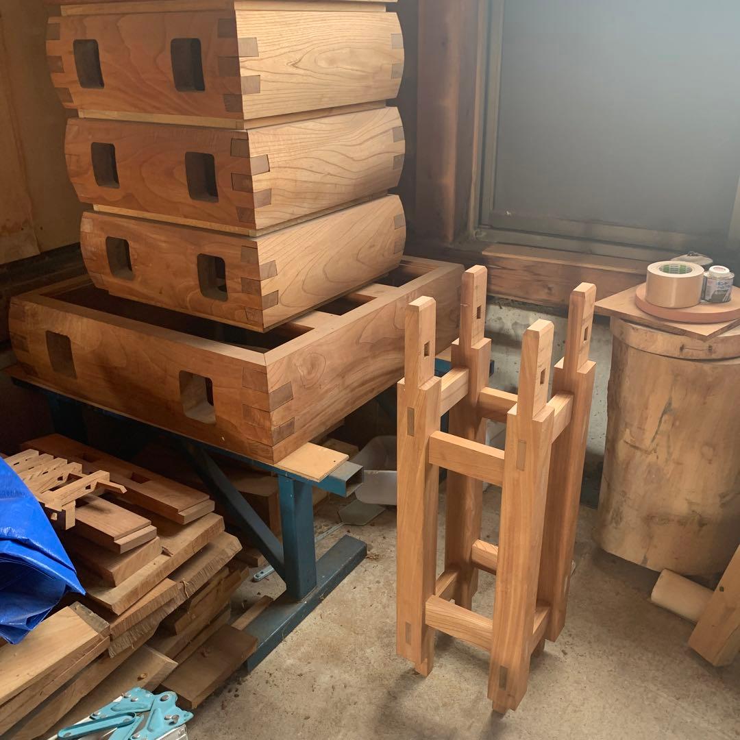 神輿　みこし　土台と柱