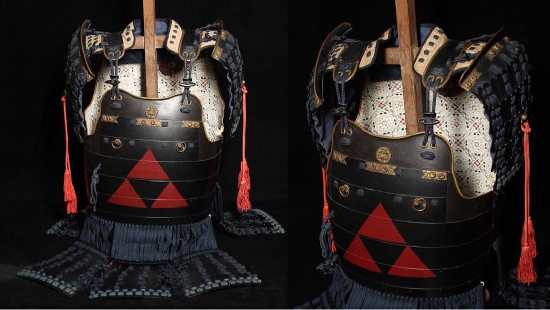 紺糸威二枚胴(家紋入) 等身大