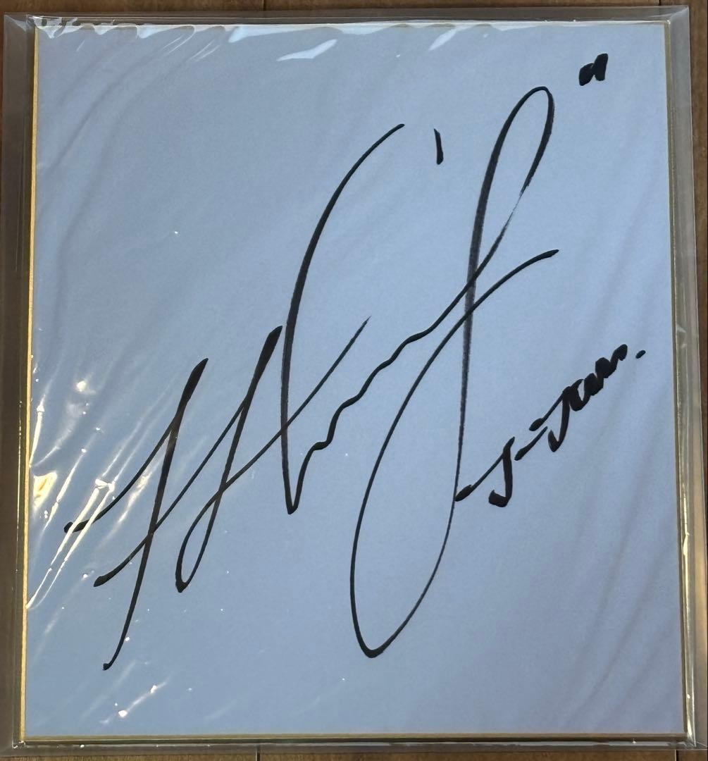 ジェジュン　Fallinbowツアー　直筆サイン 色紙