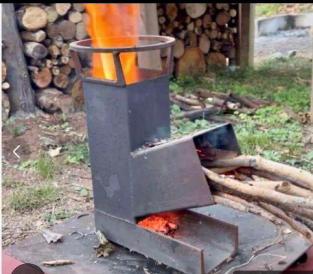 ロケットストーブ　薪ストーブ　コンロ