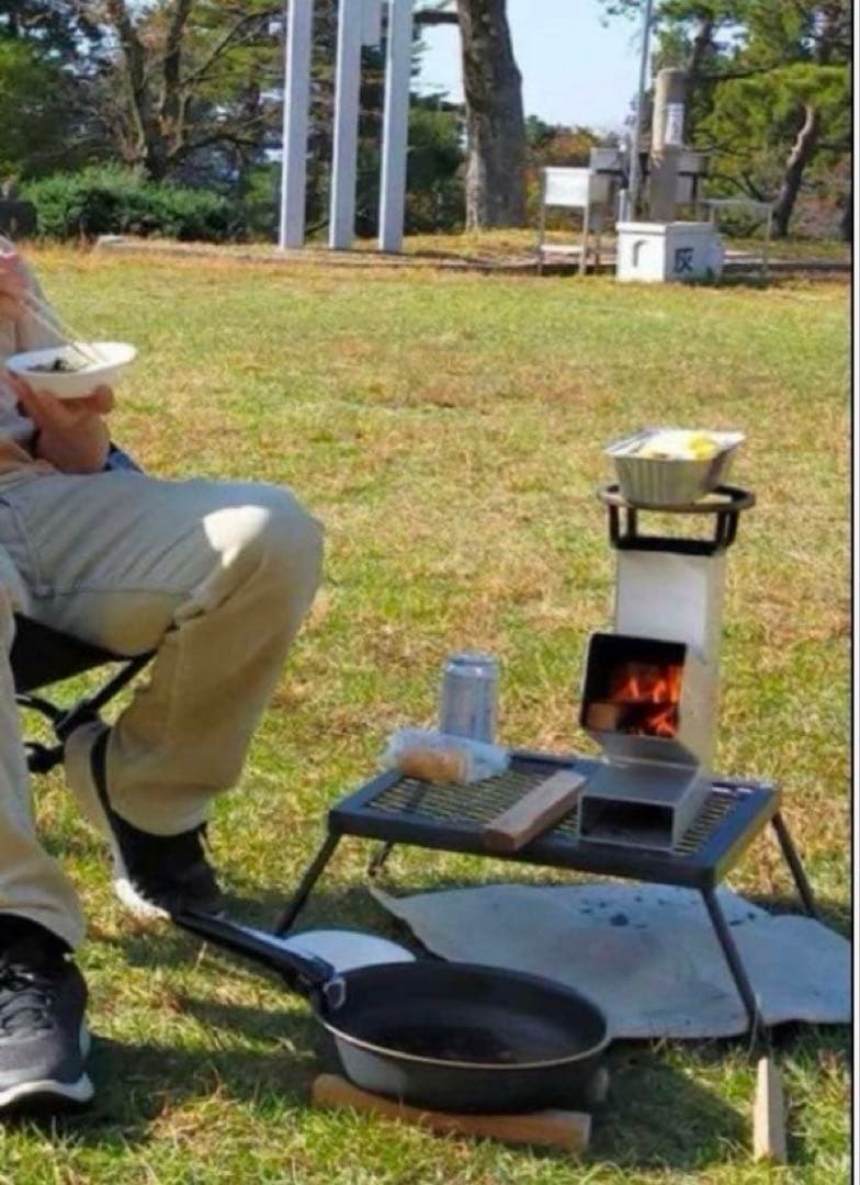 ロケットストーブ　薪ストーブ　コンロ