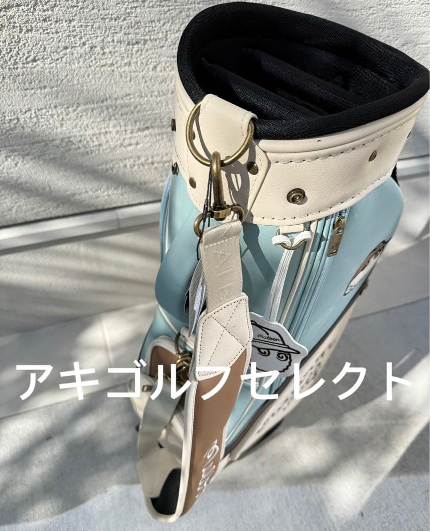 即日発送 マルボンゴルフキャディバッグ水色