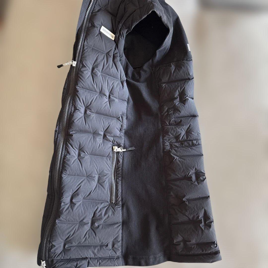 BRIEFING ブラック ノースリーブベストワンピース