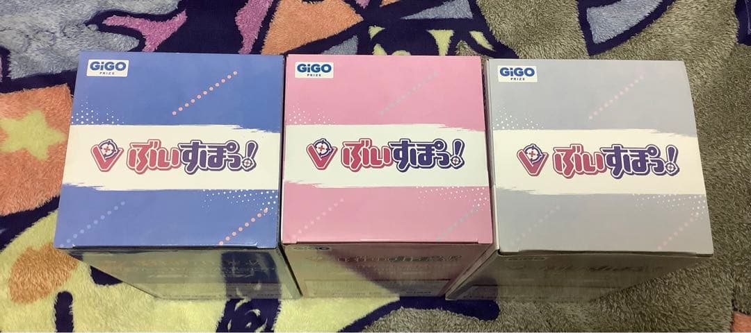 新品未開封！GIGO限定　ぶいすぽっ！プライズフィギュア3個セット！