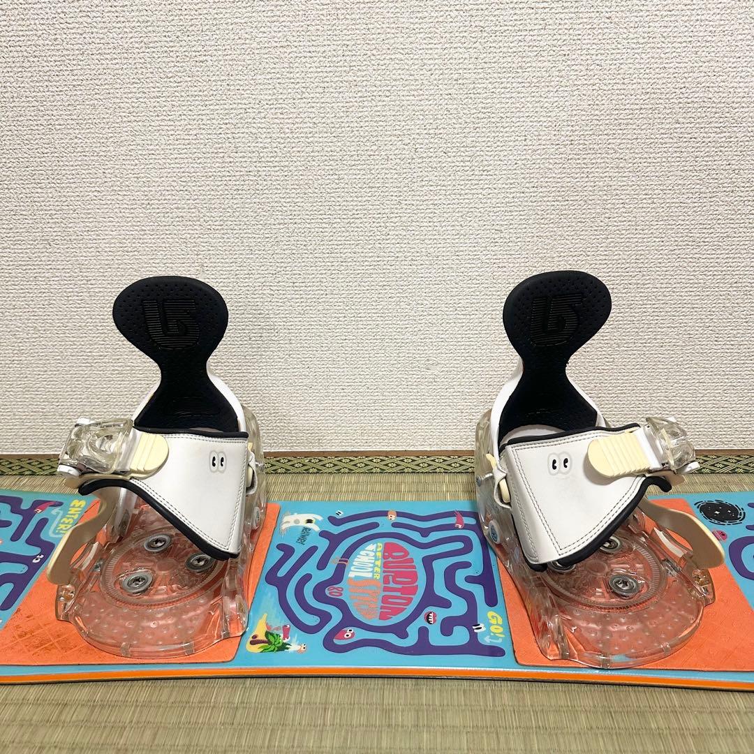 Burton キッズ スノーボード 80cm ビンディング付き 子供用