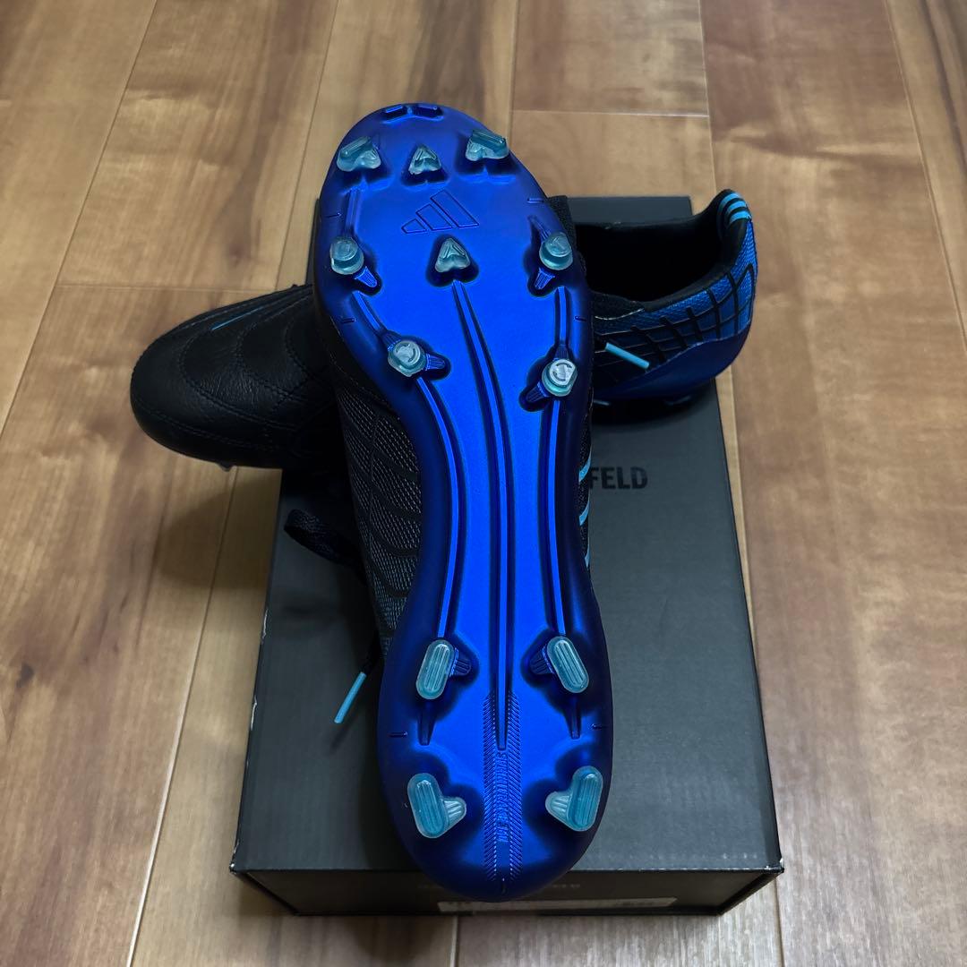 adidas F50 ブラック/ブルー スパイク