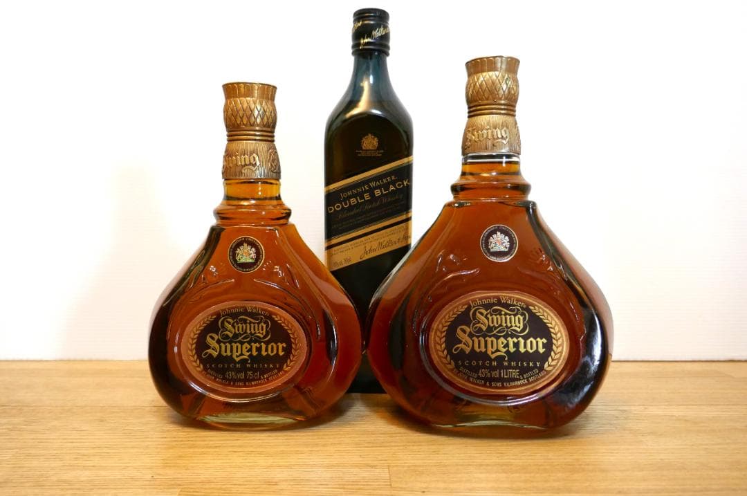 ジョニーウォーカーSwing Superior 1000ml, など3本セット