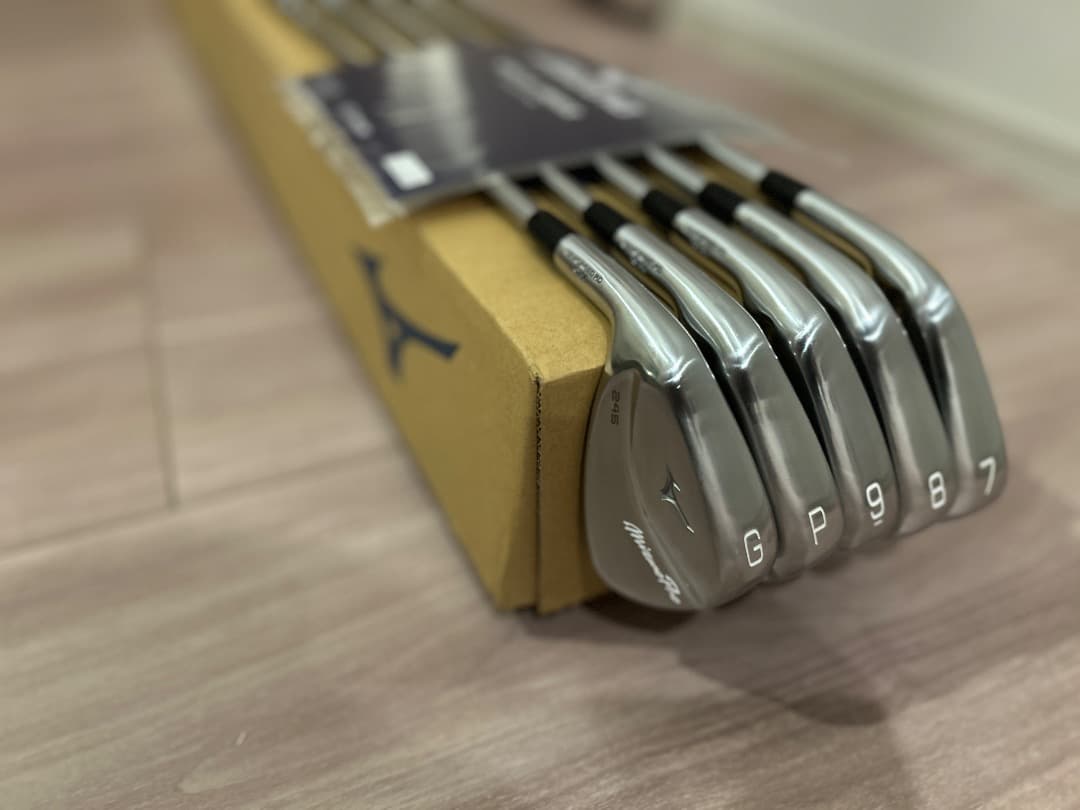 2025年12月購入 レフティ左用 MizunoPro245 アイアン DG95