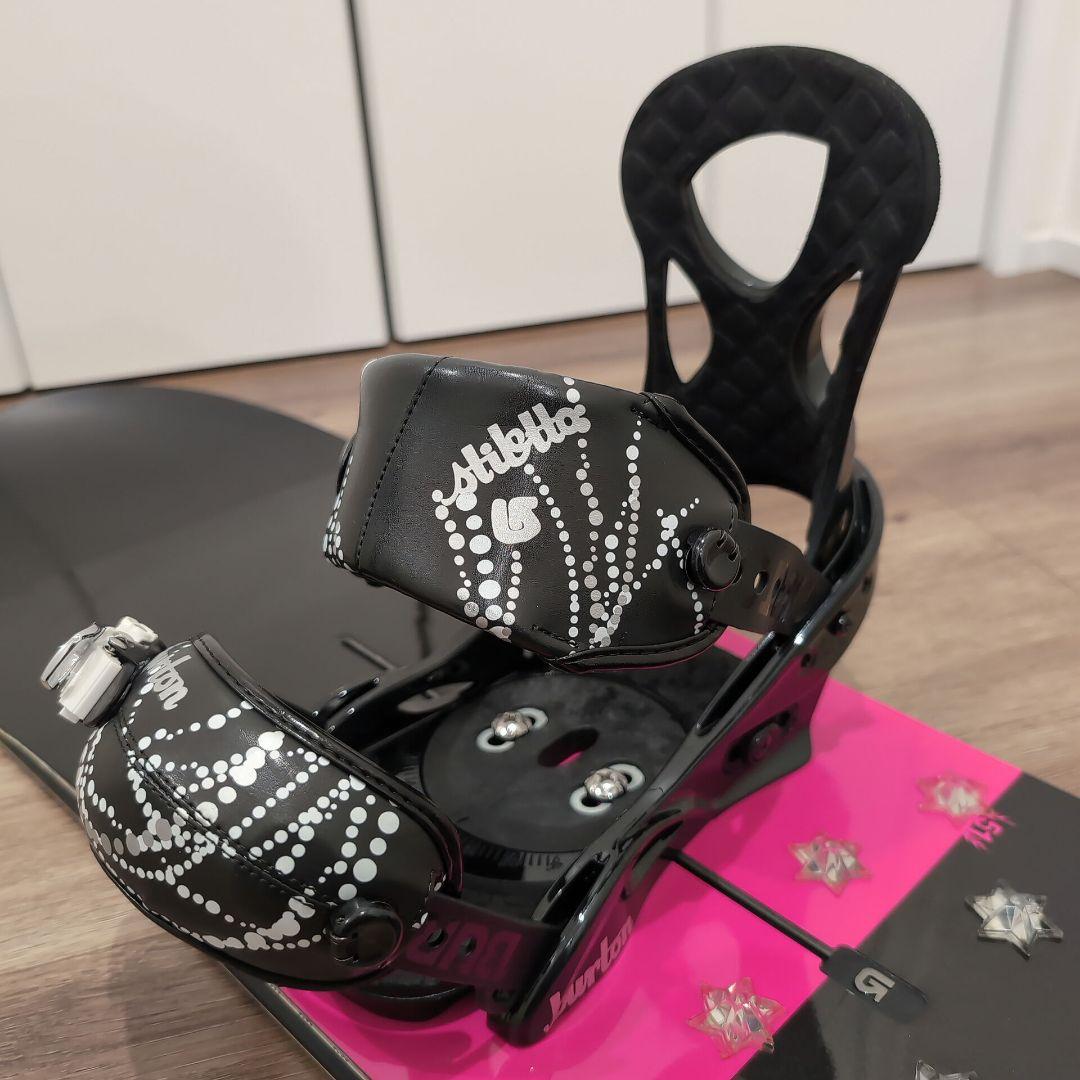 BURTON セット　CUSTOM : 151㎝　stiletto : Mサイズ