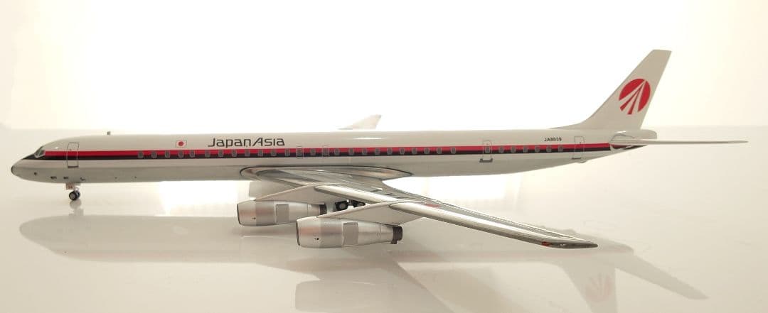 【稀少】日本アジア航空 DC-8-61 JA8039 1/200