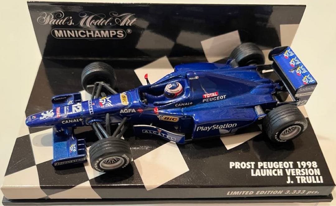 ミニチャンプス　ミニカー　F1 リジェ デパイユ、ヴィルヌーブ、トゥルーリ