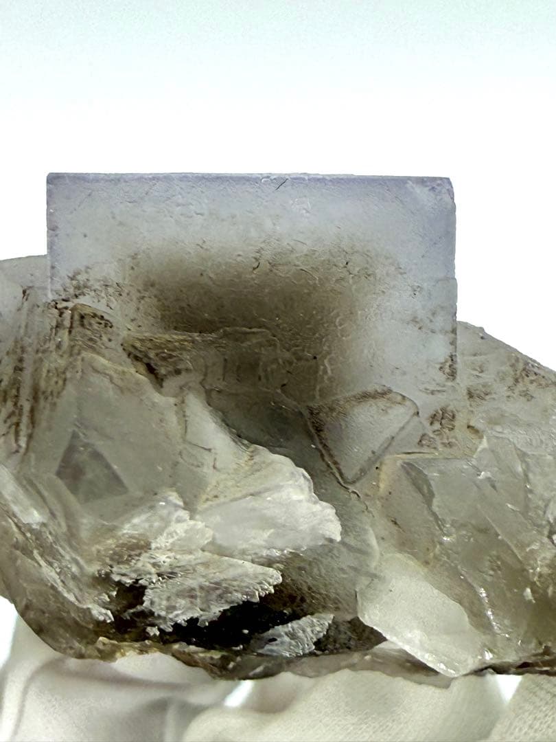 グレー　フローライト　パキスタン産　蛍石　原石　鉱物　標本　天然石