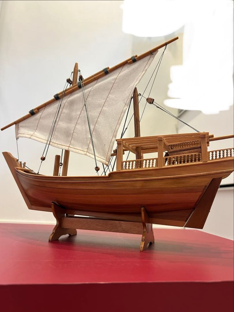 大阪　関西　万博　木製帆船モデル カタール館