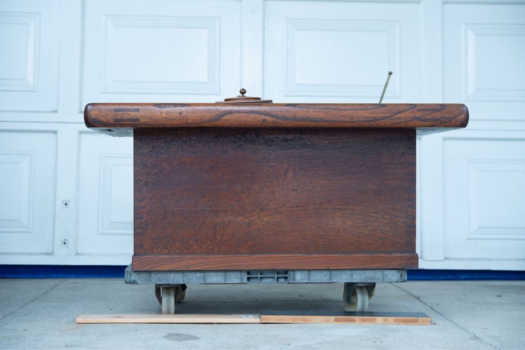 長火鉢　天然木 骨董 古民具 囲炉裏 座卓 和家具 火鉢