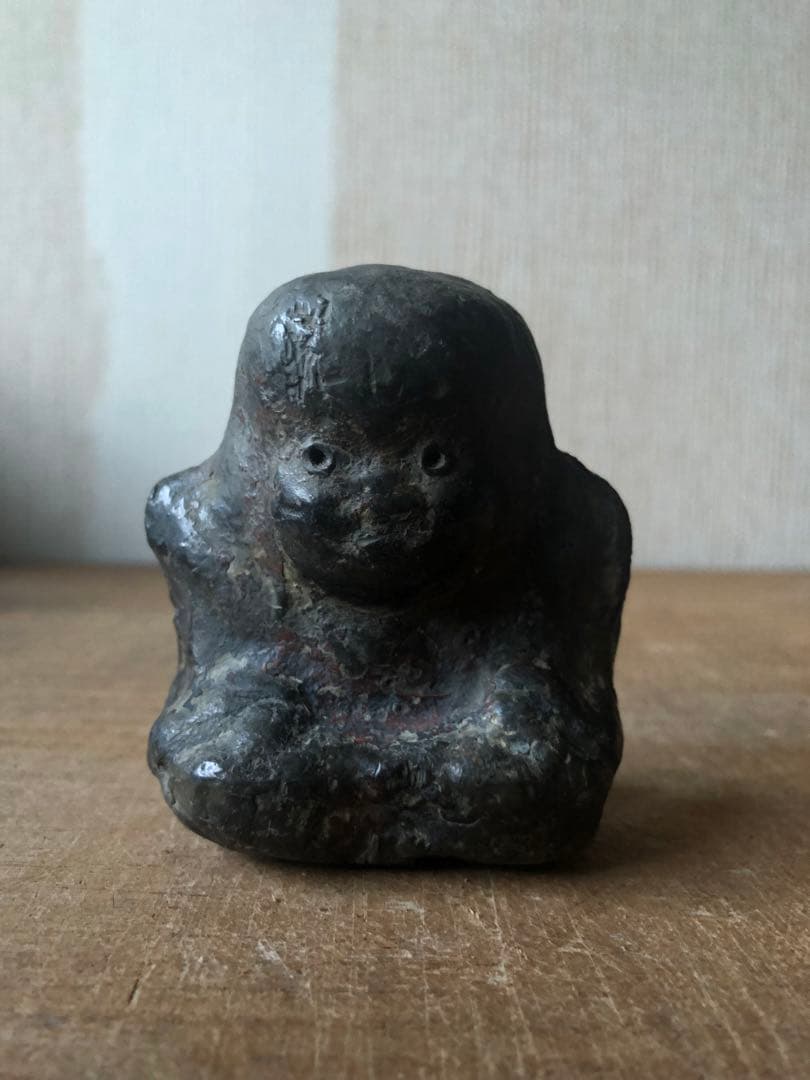 家の神さま　古民藝　金属製　福助　民衆仏