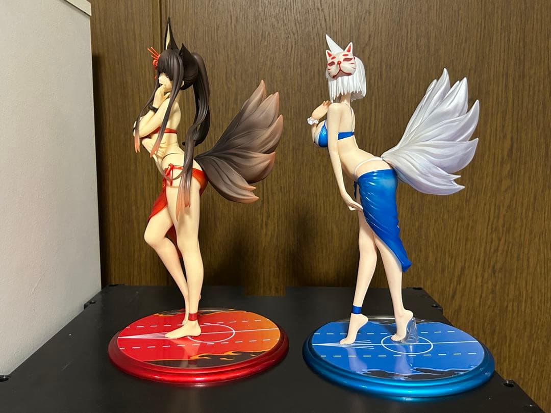 アズールレーン　赤城　加賀　フィギュア　2点　水着