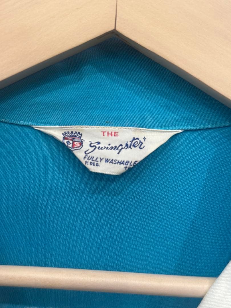 【希少】ビンテージ Swingster チェーンステッチ ボウリングシャツ