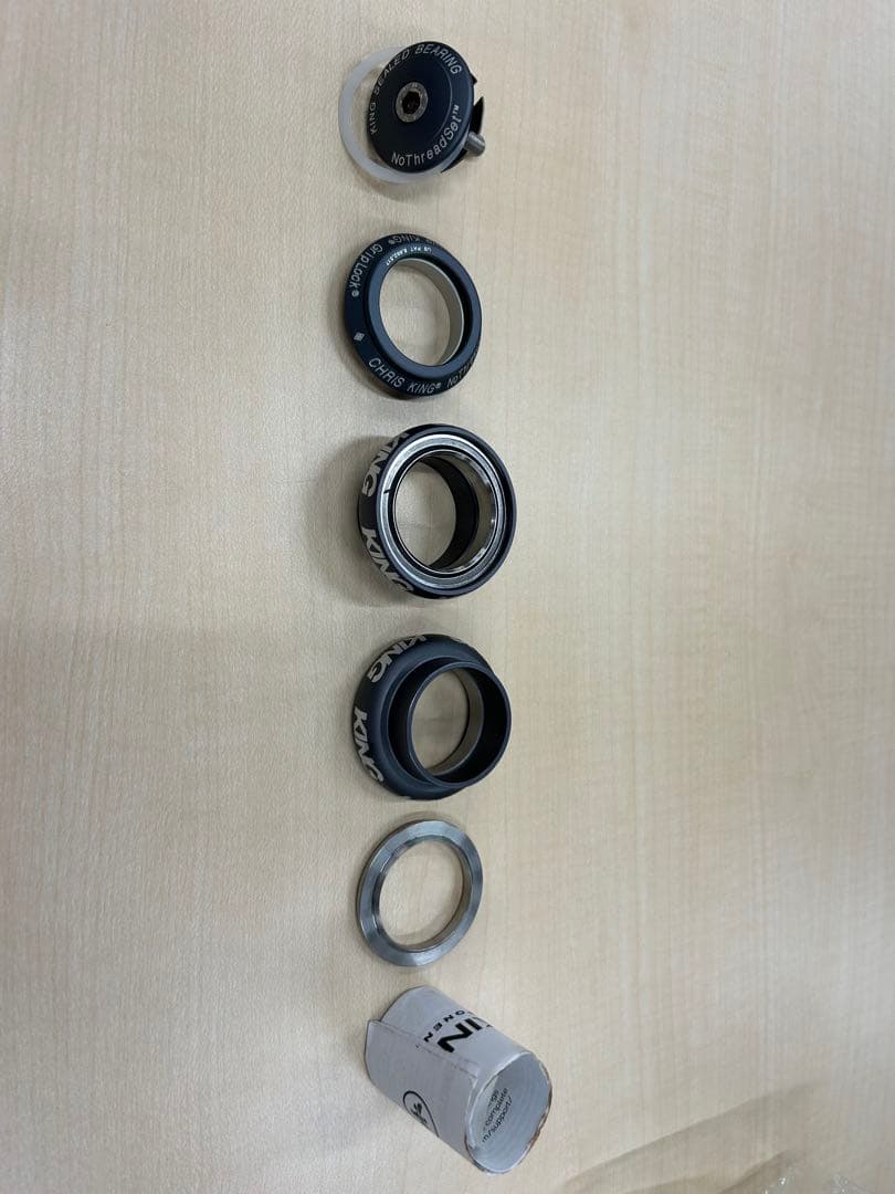 新品未使用　クリスキング　廃盤マットスレート　1-1/8 ヘッドセット