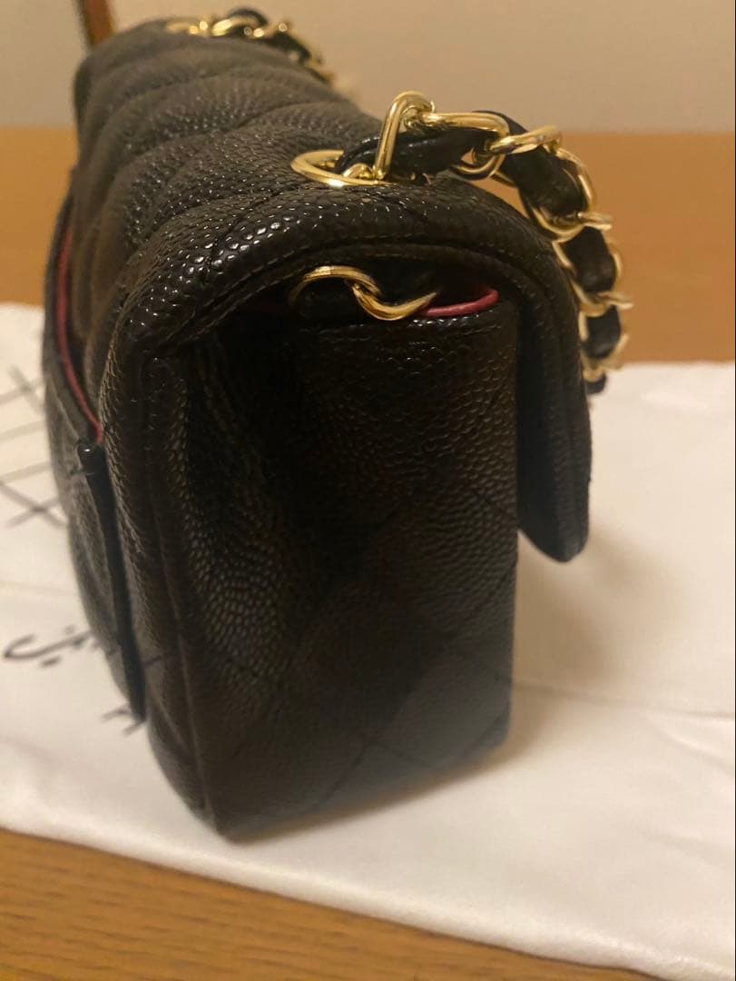 CHANEL キャビアスキン ショルダーバッグ