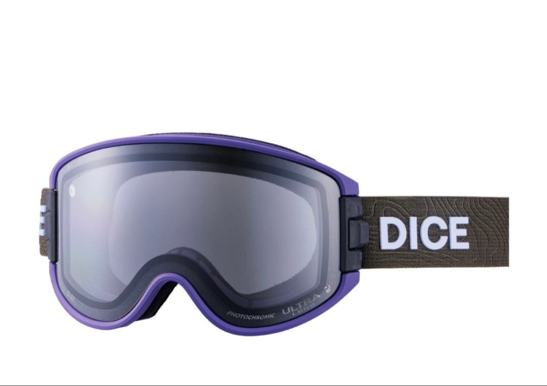 DICEダイス スノーボードゴーグル グッドマン パープル
