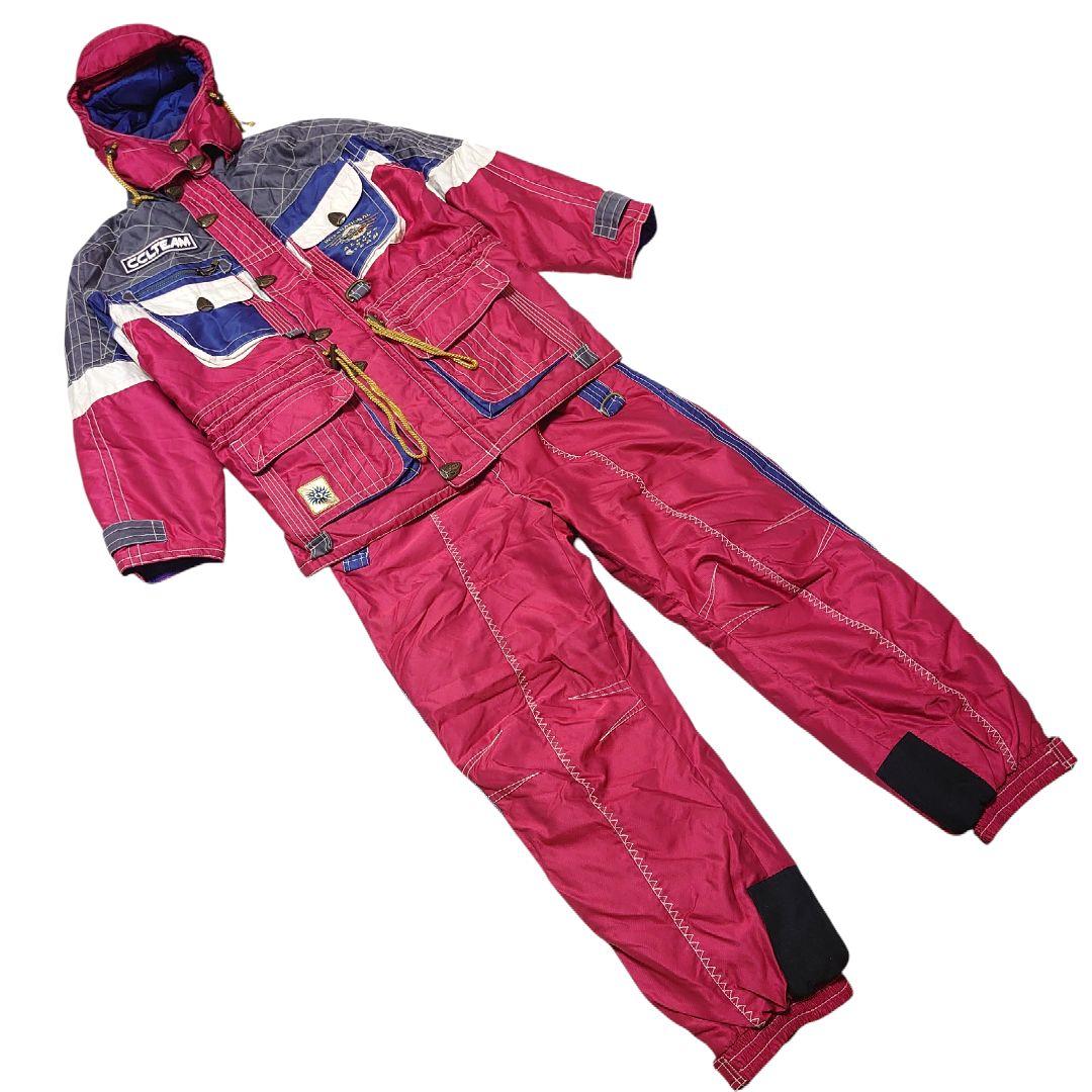 【レア】シーシーエルチーム スキー スノボウェア セットアップ レトロ L