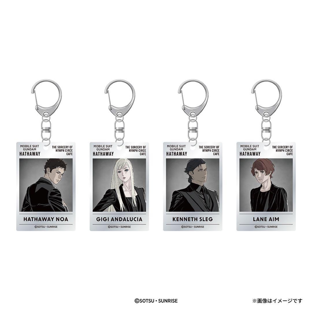 機動戦士ガンダム 閃光のハサウェイ ケネス アクリルスタンド カフェ 5点セット