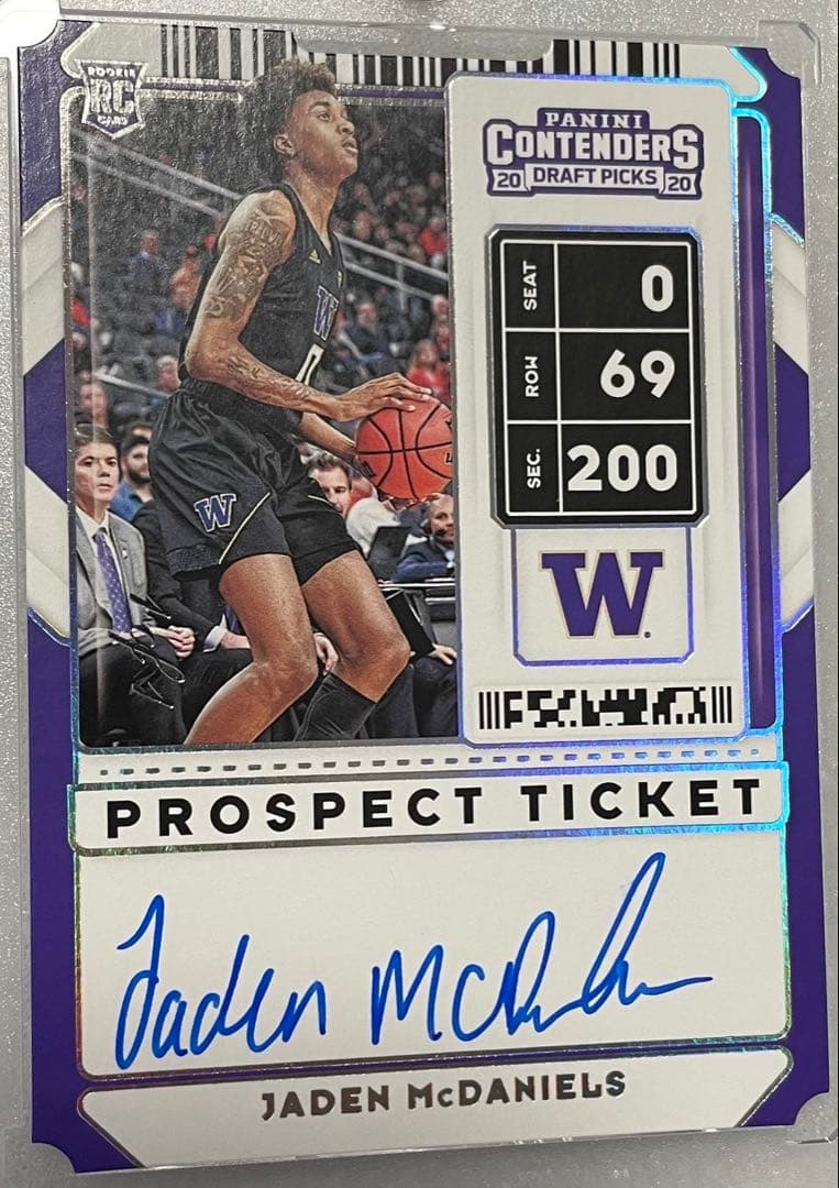 【激レア期間限定出品・1/1 RC auto】Jaden Mcdaniels