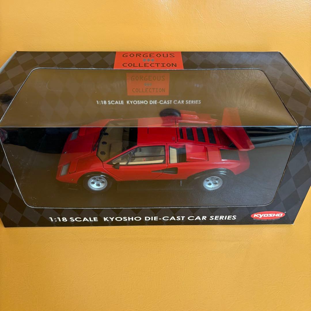 京商 1/18 ランボルギーニ カウンタックLP500 赤