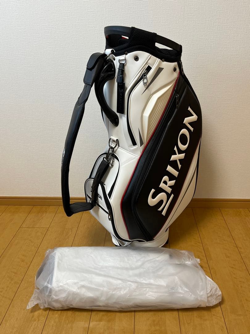 美品　SRIXONキャディバッグ レプリカモデル　ホワイト・ブラック