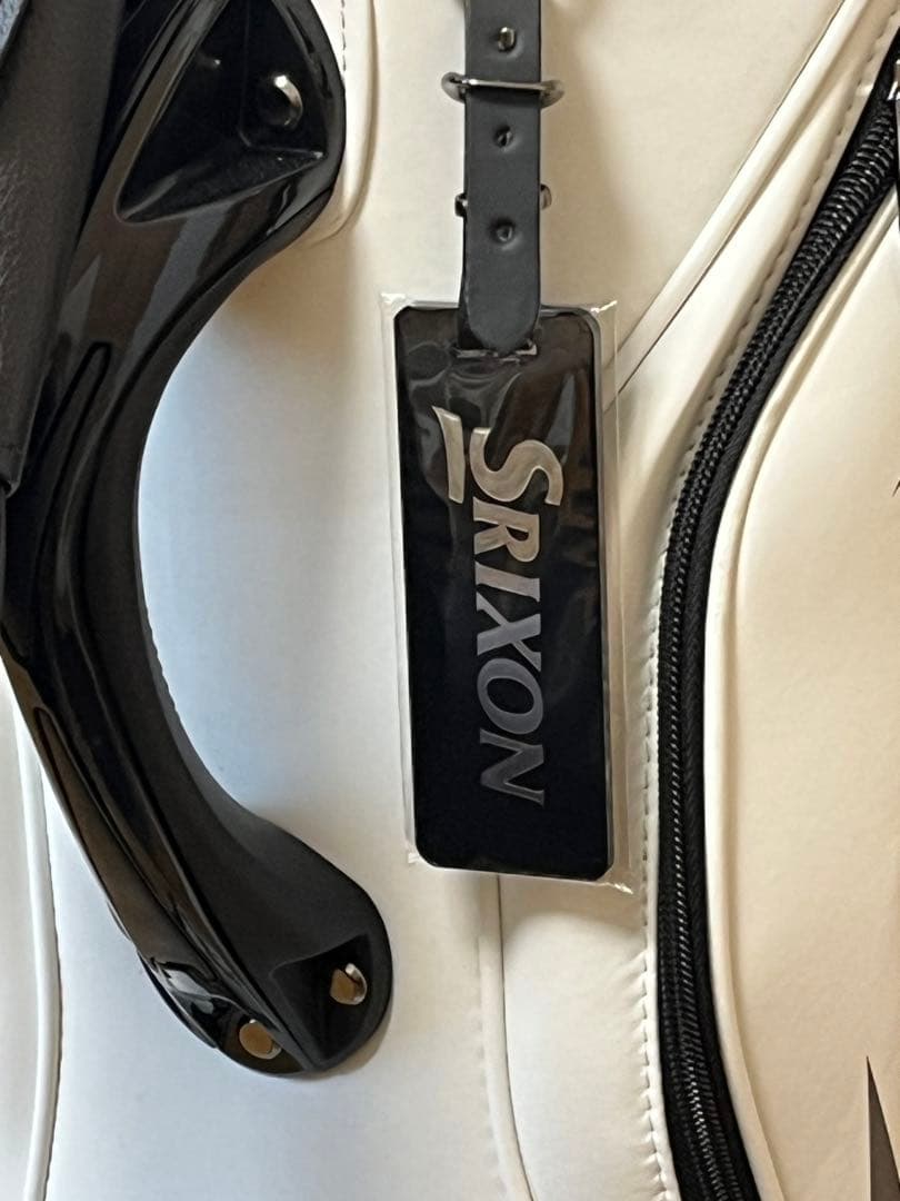 美品　SRIXONキャディバッグ レプリカモデル　ホワイト・ブラック