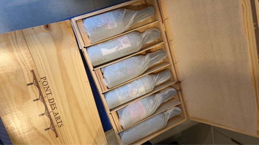 限定 Pont des Arts ワイン 木箱入り　六本セット　ブルゴーニュ