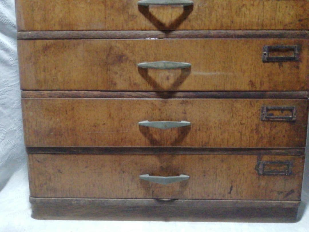 ♪レトロ　木製7段引き出し　36㌢✕36㌢　52.1㌢