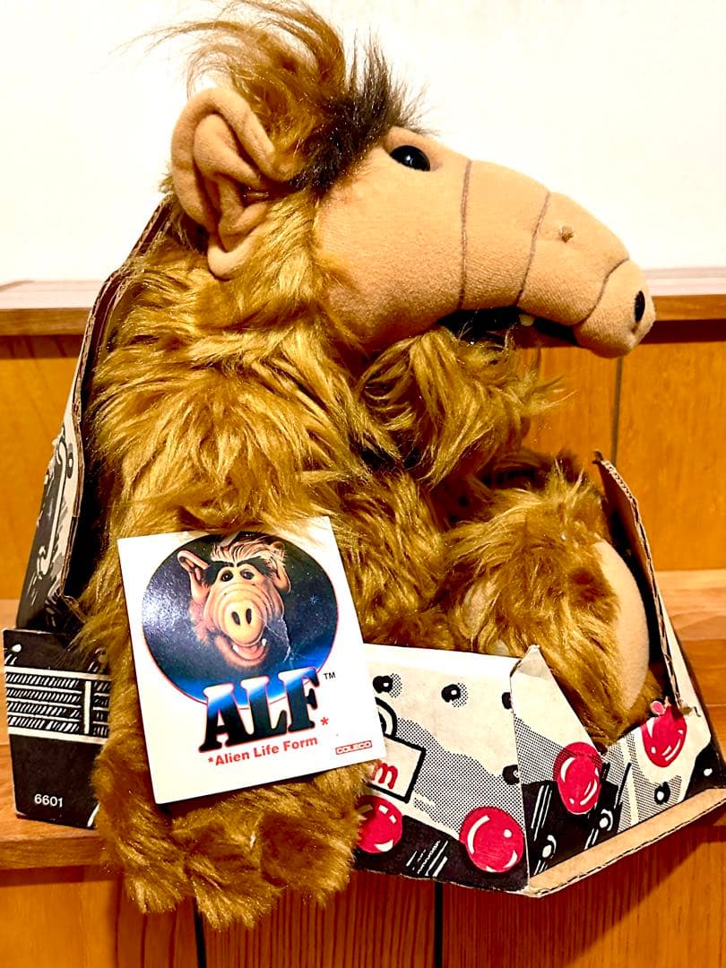 [超希少] ALF アルフ 1986年製 タグ&箱付き ぬいぐるみ ヴィンテージ