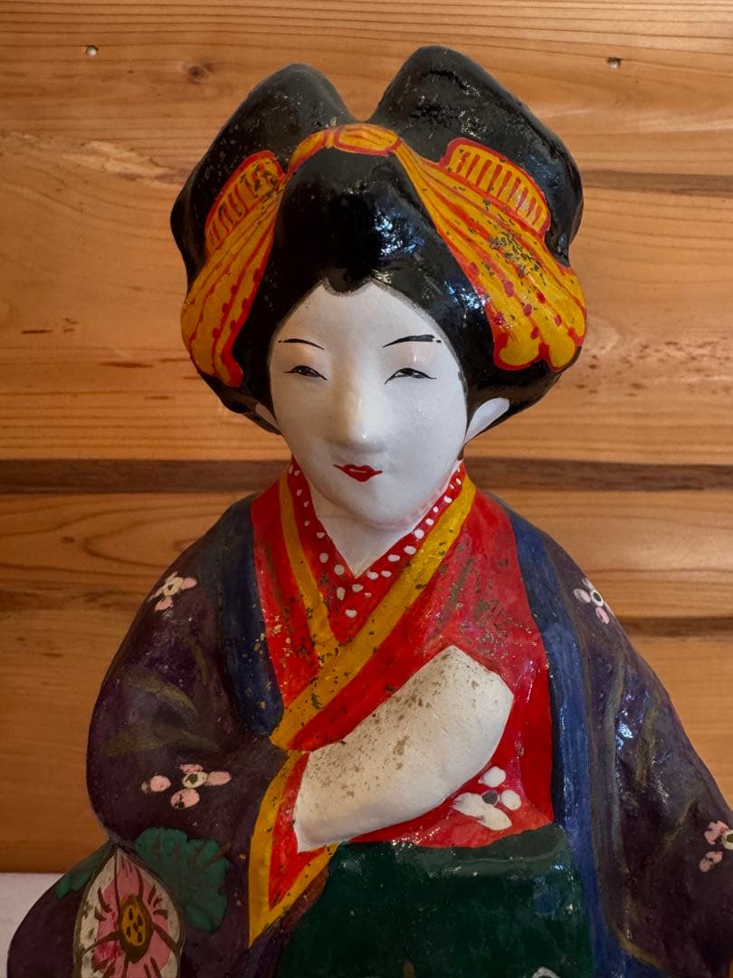 中野土人形 西原家 花魁 立ヶ花人形 郷土玩具 民藝 伝統文化 芸術 長野