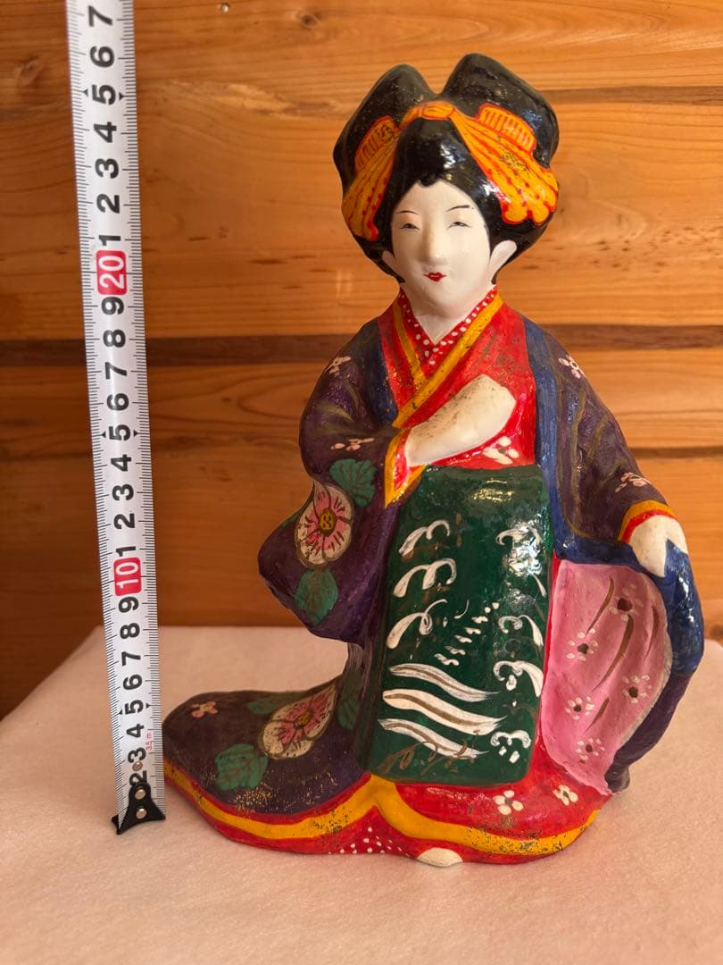 中野土人形 西原家 花魁 立ヶ花人形 郷土玩具 民藝 伝統文化 芸術 長野