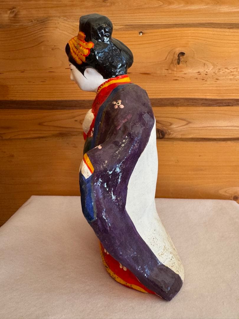 中野土人形 西原家 花魁 立ヶ花人形 郷土玩具 民藝 伝統文化 芸術 長野