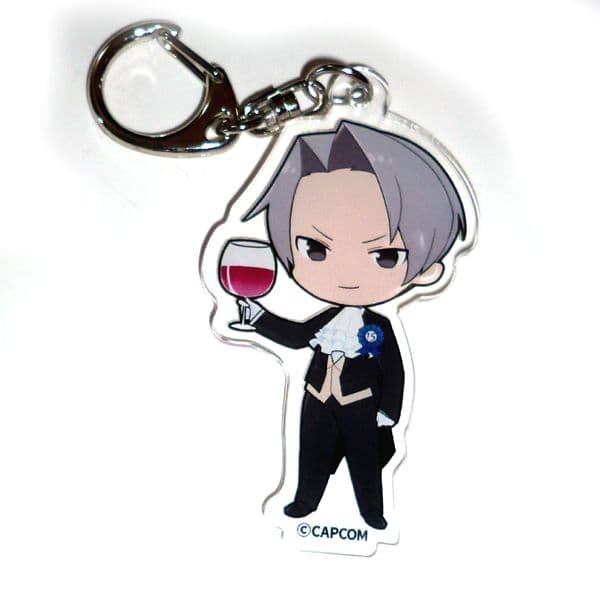 逆転裁判画廊 御剣怜侍　アクリルキーホルダー　逆転裁判