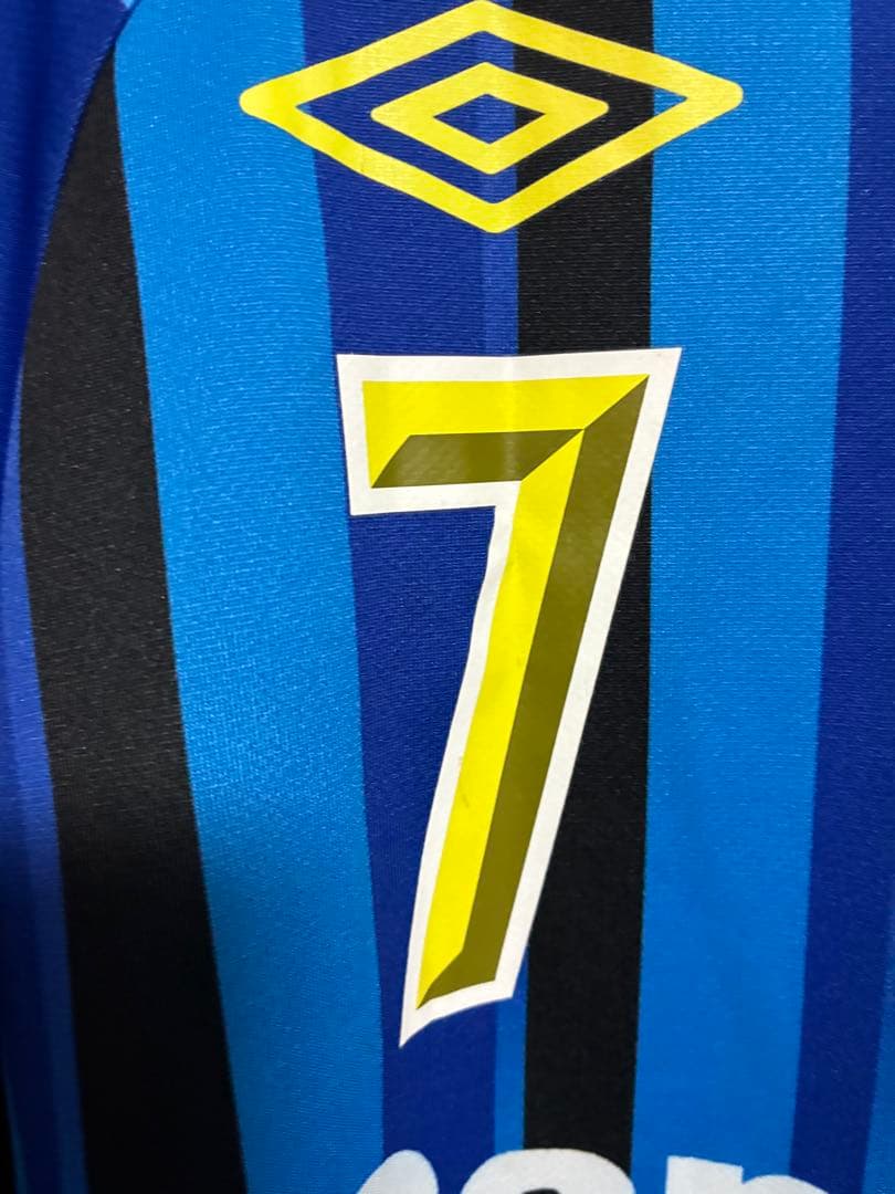 遠藤保仁　直筆サイン入　レプリカユニフォーム　UMBRO　アンブロ　Sサイズ