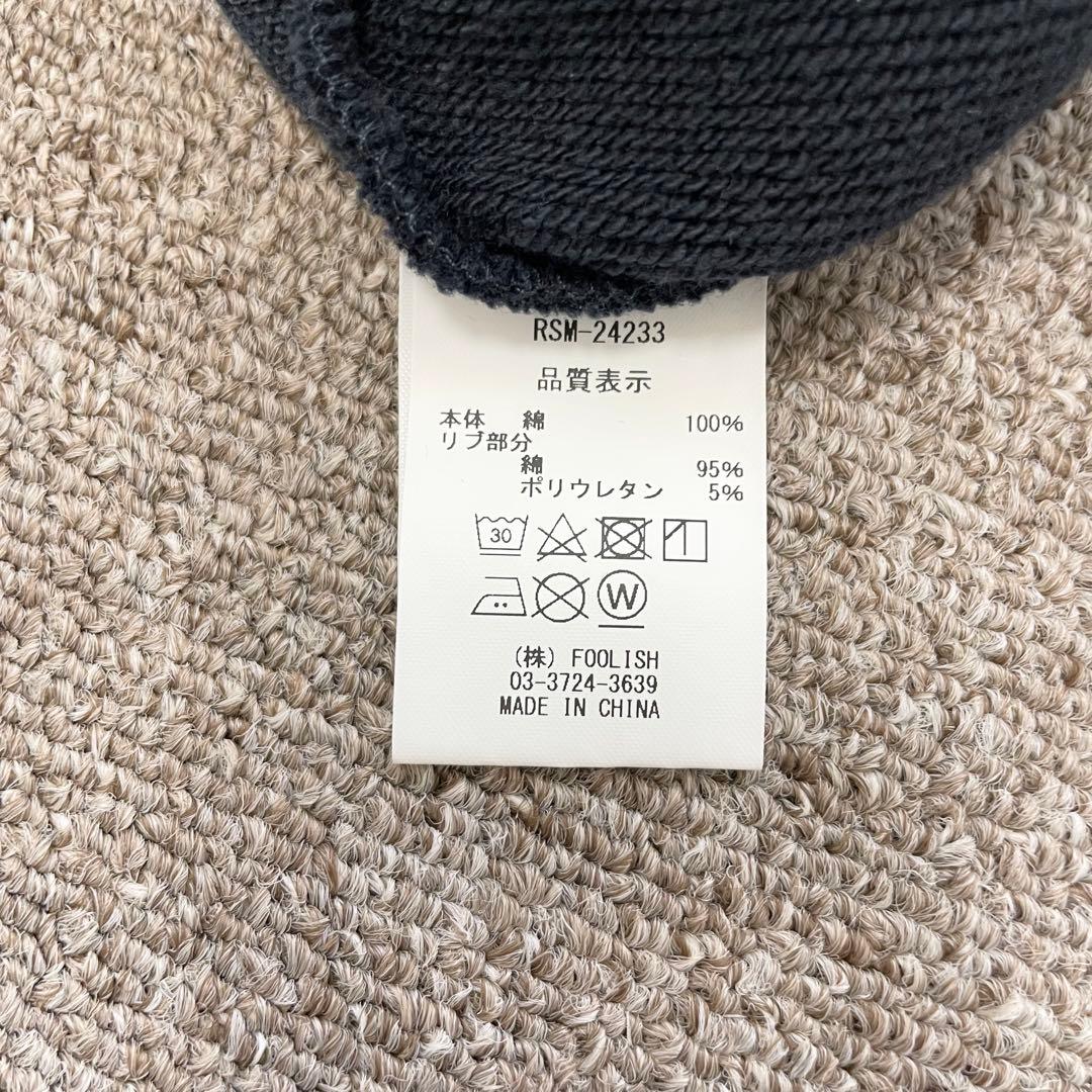 超美品　ラフアンドスウェル　パーカー　フーディ　プルオーバー　ネイビー　Lサイズ