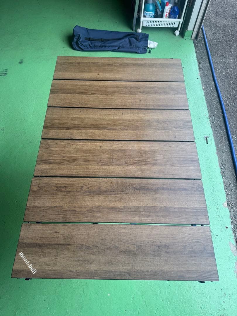 モンベル　フォールディング　テーブル　ワイド　高さ調節可能