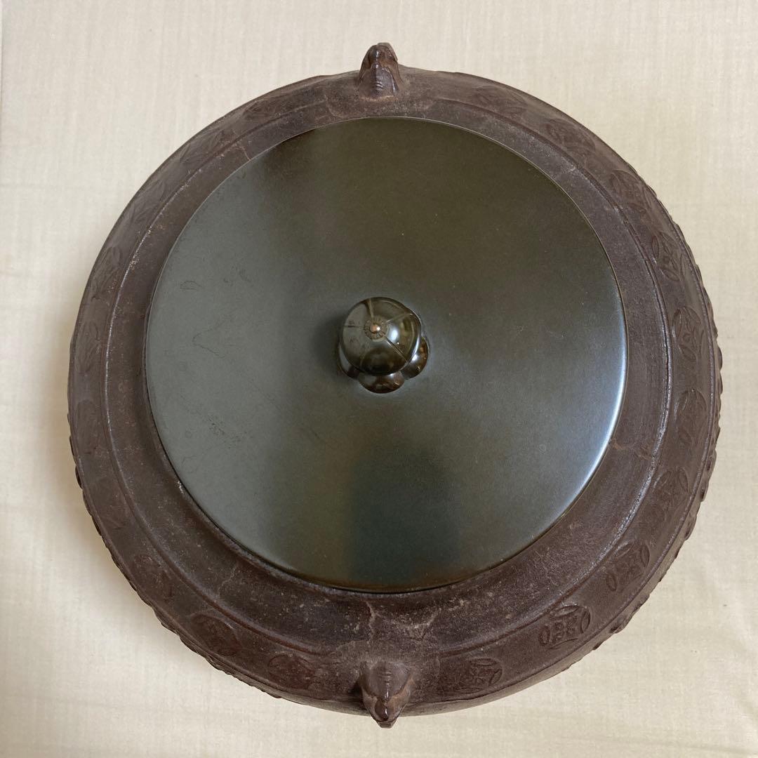 茶道具　釜　茶釜　大西清右衛門　天猫作　骨董品　工芸品