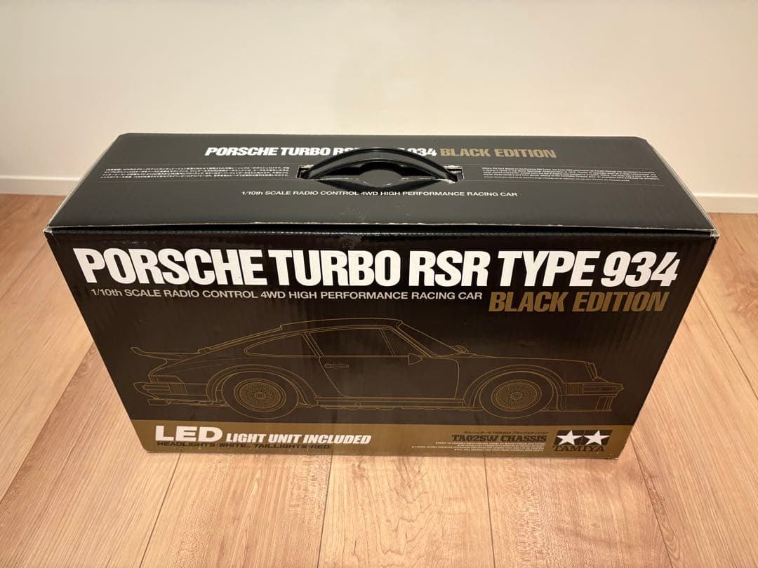 タミヤRC 1/10 ポルシェ934 ブラックエディション　TA02SW
