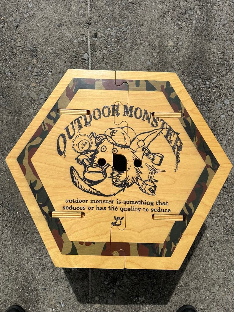 thearth ざぁ〜ス　大島園　アウトドアモンスター ヘキサテーブル　コラボ