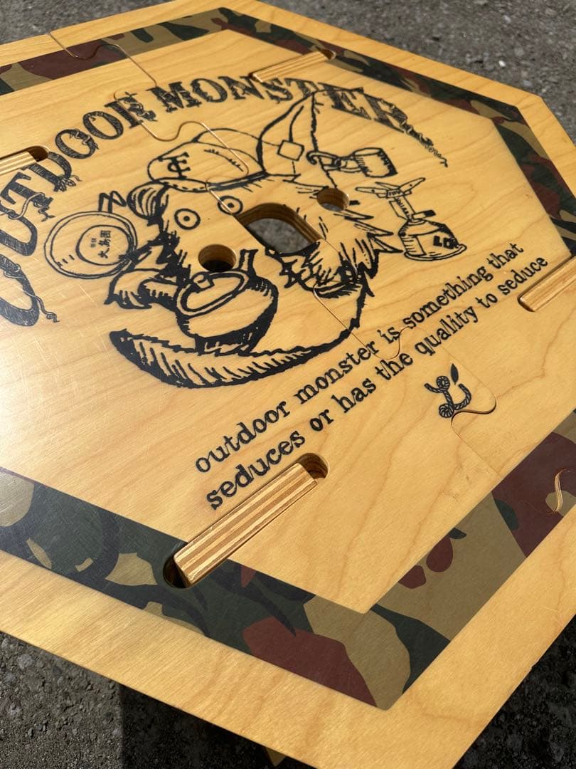 thearth ざぁ〜ス　大島園　アウトドアモンスター ヘキサテーブル　コラボ